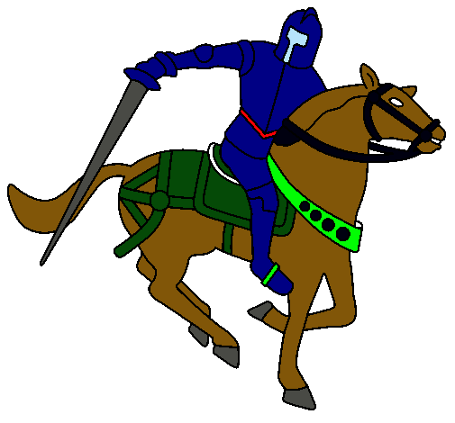 Dibujo Caballero a caballo IV pintado por Anonimo14