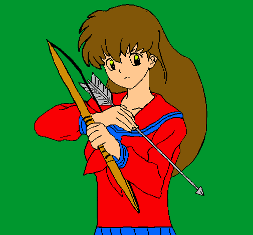 Dibujo Kagome pintado por amalia