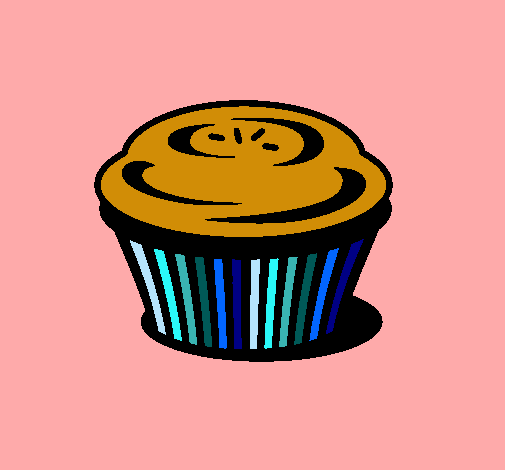 Dibujo Muffin pintado por Hechiceras