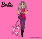 Dibujo Barbie con sus mascotas pintado por jirniqnritnI