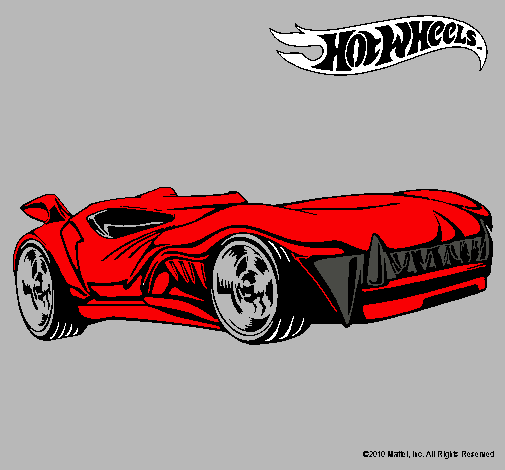 Dibujo Hot Wheels 3 pintado por ANDEA546