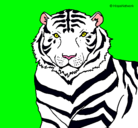 Dibujo Tigre pintado por luli_98