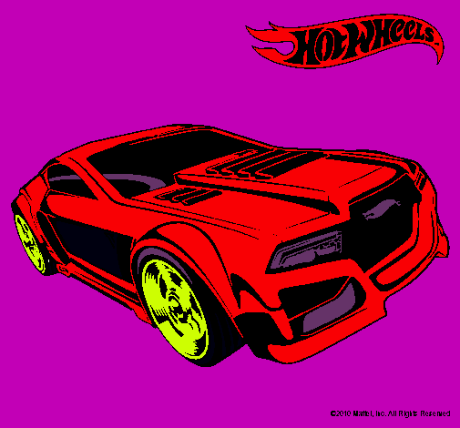 Dibujo Hot Wheels 5 pintado por miguel55