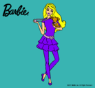 Dibujo Barbie y su mascota pintado por amalia