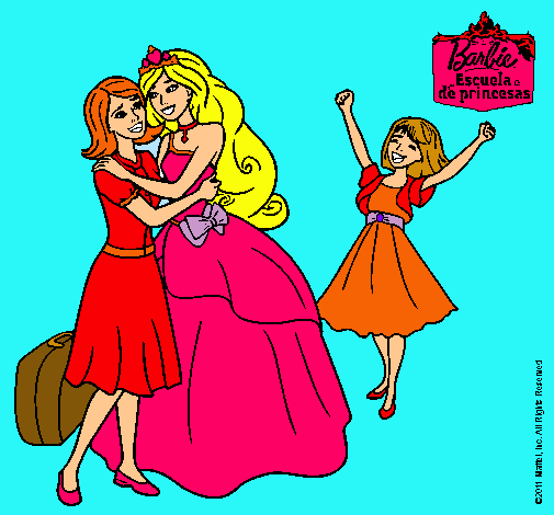 Dibujo Barbie proclamada princesa pintado por sopi-linda