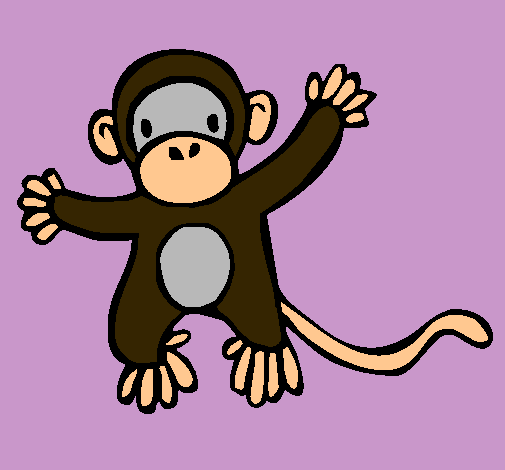 Dibujo Mono pintado por yazmile