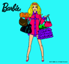 Dibujo Barbie de compras pintado por johemy