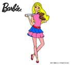 Dibujo Barbie y su mascota pintado por chacapuya