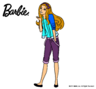 Dibujo Barbie con look casual pintado por xicaanto3