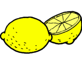 Dibujo limón pintado por LIMON