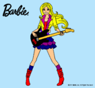 Dibujo Barbie guitarrista pintado por raquel487645