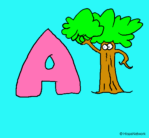 Dibujo Árbol pintado por AloveU