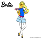 Dibujo Barbie y su mascota pintado por veya