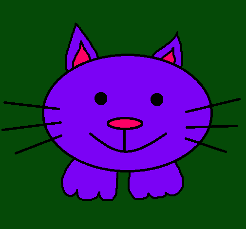 Dibujo Gatito 3 pintado por Ximena123