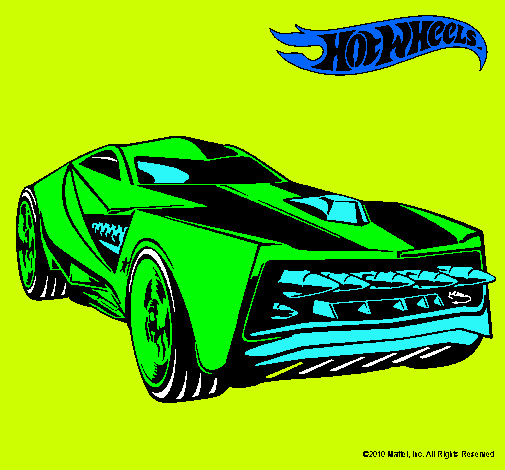 Dibujo Hot Wheels 12 pintado por ALEXrojas2006