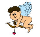 Dibujo Cupido pintado por bbbbbraedvbh