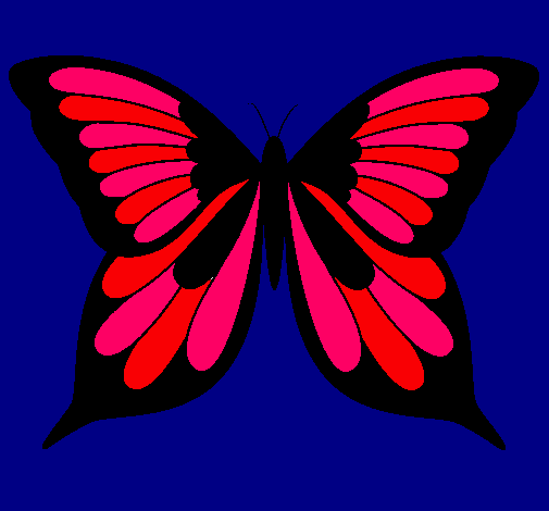 Dibujo Mariposa 8 pintado por malena10