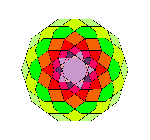 Dibujo Mandala 19 pintado por fabila