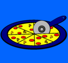 Dibujo Pizza pintado por maite1162