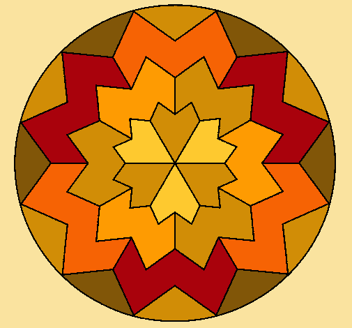 Dibujo Mandala 29 pintado por RichardTonet