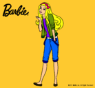 Dibujo Barbie con look casual pintado por mona12