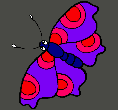 Dibujo Mariposa pintado por malena10