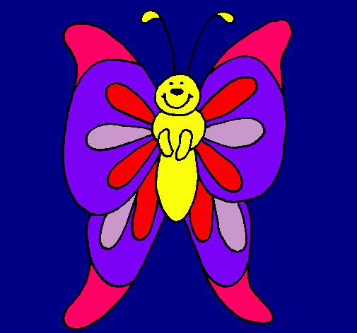 Dibujo Mariposa  pintado por malena10
