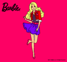 Dibujo Barbie informal pintado por dara