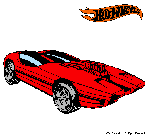 Dibujo Hot Wheels 2 pintado por IREN