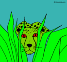 Dibujo Guepardo pintado por guepardo