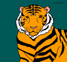 Dibujo Tigre pintado por luisaaf