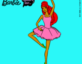 Dibujo Barbie bailarina de ballet pintado por GRETA