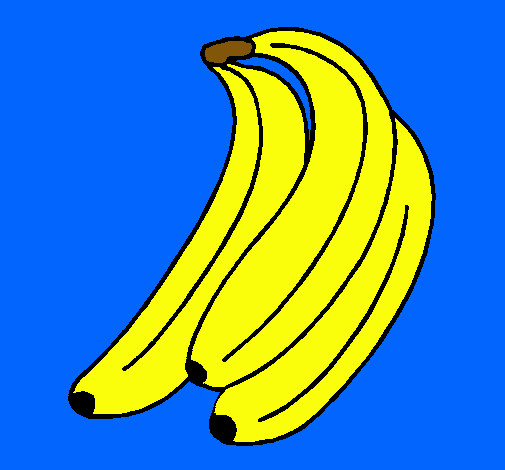 Dibujo Plátanos pintado por hernande