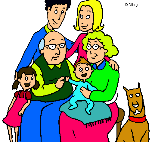 Dibujo Familia pintado por la_008