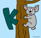 Dibujo Koala pintado por alba999