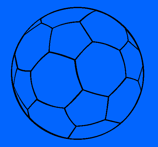 Dibujo Pelota de fútbol II pintado por sayra