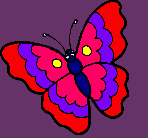 Dibujo Mariposa pintado por malena10