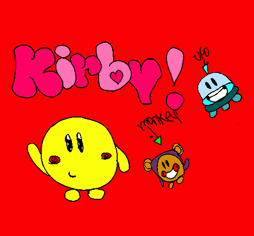 Dibujo Kirby 4 pintado por alecool