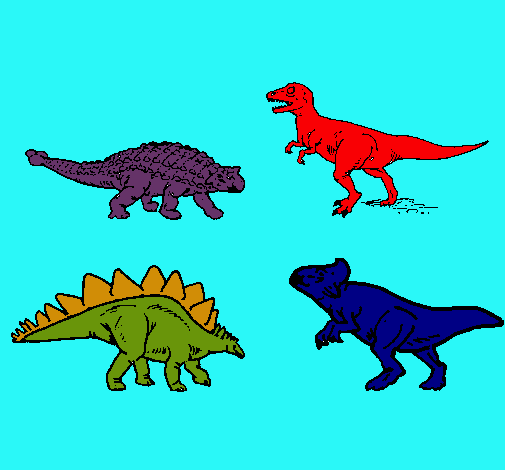 Dibujo Dinosaurios de tierra pintado por LUIS1956