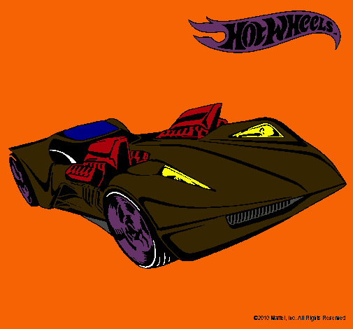 Dibujo Hot Wheels 4 pintado por aaroncico