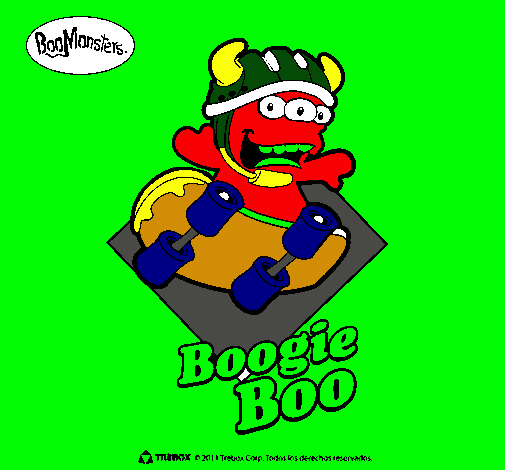 Dibujo BoogieBoo pintado por antho