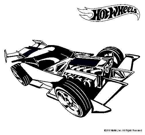 Dibujo Hot Wheels 9 pintado por luisms