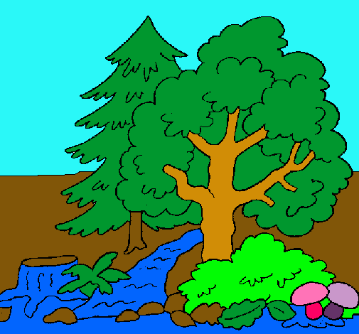 Dibujo Bosque pintado por 5234cullis