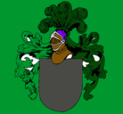 Dibujo Escudo de armas y casco pintado por jordicaldent