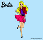 Dibujo Barbie informal pintado por veraniega