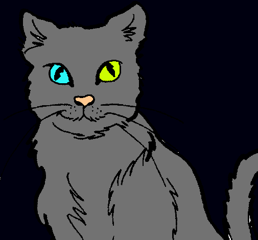 Dibujo Gato pintado por carly620