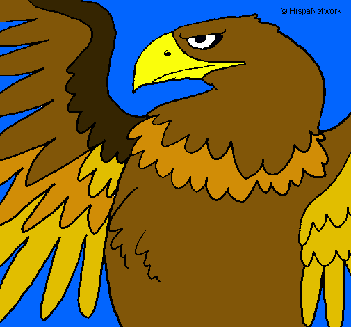 Dibujo Águila Imperial Romana pintado por frangon