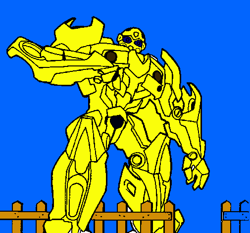 Dibujo Transformer pintado por pipe2005