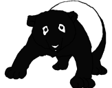 Dibujo Oso panda pintado por suzeth