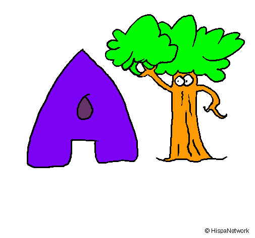 Dibujo Árbol pintado por alyce